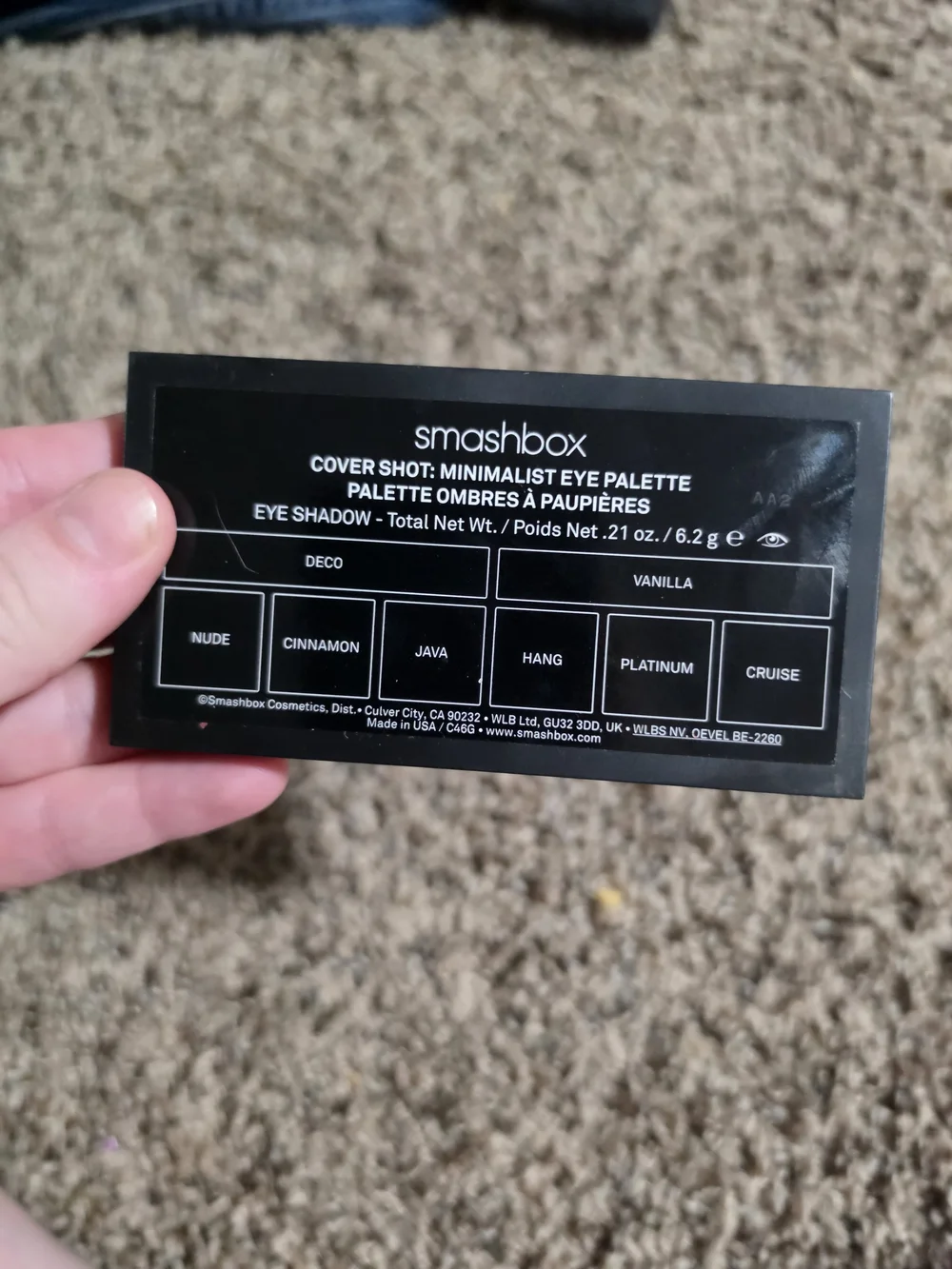 Smashbox Eyeshadow Palette - Black with Copper Accents